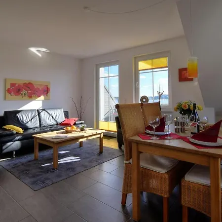F-1084 Ruegenreif Fewo 02 Meerblick, Balkon Appartamento Klein Zicker